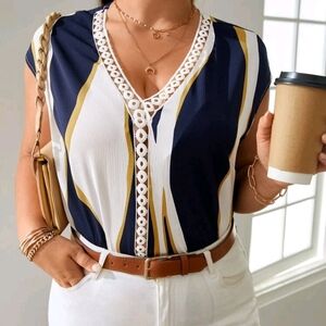 Beautiful sophisticated blouse/work attire